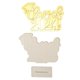 thumbnail image 1 of 2024 Graduation Wooden Table Centerpieces Graduation Party Decorations Table Centerpieces Sign for High School College Class of 2024 Gold, 1 of 4
