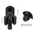 thumbnail image 2 of Microphone Holder O.D 32mm - 60mm Plastic Interface Mic Holder Clip with 1/4 Plastic Adapter Black 2 Pcs, 2 of 5