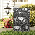 thumbnail image 3 of Halloween Doodle Elements Fall Garden Flags 12.5"x18" Double Side,Small Yard Flags for Outside,Outdoor Fall Decor,Autumn Funny Garden Flag Yard Decoration, 3 of 4