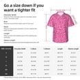 thumbnail image 5 of Sikiie Leopard Print Men's Hawaiian Shirt, Summer Beach Button Pocket Short Sleeve T-Shirt,3X-Large, 5 of 7