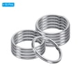 thumbnail image 3 of Unique Bargains 24mm Metal O Rings, 10 Pack 304 Stainless Steel Round Rings for Hardware Bags, 3 of 7