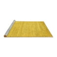 thumbnail image 2 of Ahgly Company Machine Washable Indoor Rectangle Solid Yellow Modern Area Rugs, 2' x 3', 2 of 4