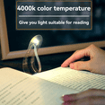 thumbnail image 4 of LED Warm Light Bookmark Book Light Ultra-Thin Curved Folding Reading Light Portable Night Lamp for Magazines, EReaders, 4 of 8