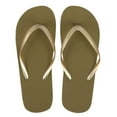 thumbnail image 4 of 50 Pairs of Bulk Wholesale Flip Flop Sandals for Women, Weddings, House Guests, Indoor and Backyard Outdoor – 50 Pairs of Flexible Flip Flop Sandals for Women in Gold, 4 of 10