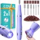 thumbnail image 1 of PTOOTP Taladro de uñas inalámbrico COSLUS , taladro de uñas eléctrico con lima de uñas eléctrica para quitar esmalte de gel, kit de manicura para mujeres, 1 of 8