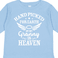 thumbnail image 4 of Inktastic Handpicked for Earth By My Granny in Heaven with Angel Wings Boys or Girls Long Sleeve Toddler T-Shirt, 4 of 5
