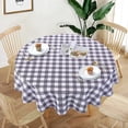 thumbnail image 3 of Yesfashion Gingham Checkered Tablecloth, Waterproof Washable Buffalo Plaid Tablecloth, Premium Polyester Tablecloth Outdoor and Indoor, 3 of 6