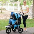thumbnail image 3 of Gen7Pets G7 Jogger Pet Stroller, Dog Stroller - Cat Stroller, Trailblazer Blue, 3 of 6