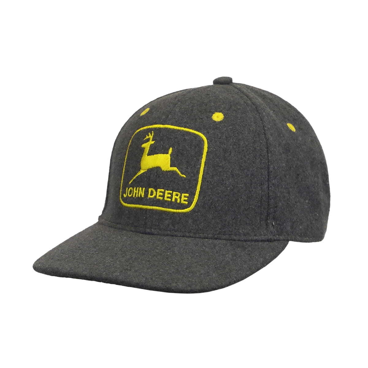 John Deere Hat 13080719 Grey Wool Look