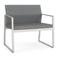 thumbnail image 1 of Gansett Reception Waiting Bariatric Chair / Silver Steel / Gray / Gray, 1 of 5