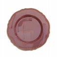 thumbnail image 2 of Balsa Circle 10 Cinnamon Rose Round 9" Disposable Plastic Dinner Plates Gold Scalloped Trim Party Events Tableware Decorations, 2 of 8