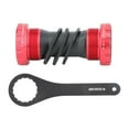 thumbnail image 2 of Pédalier 68/73mm Fileté Scellé Haute Résistance Pièces de Vélo Rouge, 2 of 8