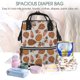 thumbnail image 5 of Disketp Pinecone Autumn Pattern Mochila de Pañales de Gran Capacidad con Múltiples Bolsillos, Mochila de Viaje Multifuncional para Bebé, Unisex, Moderna y Resistente, 5 of 6