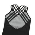 thumbnail image 6 of Yruioon Kids Girls Sleeveless Strappy Ballet Dance Unitards Gymnastics Leotards Athletic Dancewear Black 5-6, 6 of 7