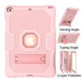 thumbnail image 3 of Dteck Case for Apple iPad 8th Generation 10.2-inch (2020),Shockproof Armor Rugged Rubber Hybrid Hard PC Protective Stand iPad 7th Gen 10.2" 2019 Cover (Without Screen Protector),Rosegold+Rosegold, 3 of 6