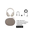 thumbnail image 3 of Sony WH-1000XM4 Wireless Noise-Cancelling Over-the-Ear Headphones - Silver (Renewed), 3 of 5