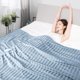 thumbnail image 1 of Elegear Manta Enfriamiento, Cobijas Verano para Personas Que Duermen con Calor y Sudores Nocturnos, Cooling Throw(Q-MAX > 0.4) con ARC-Chill Tech 200 x 220CM, Azul, 1 of 7