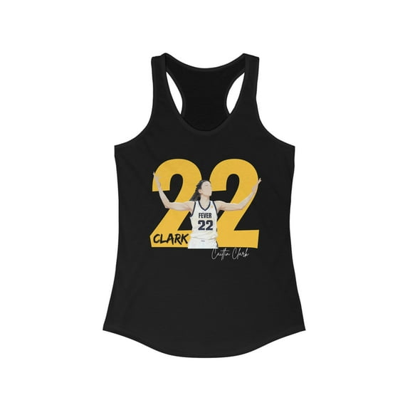 Caitlin Clark 22 Fever basketball fan Women's Ideal Racerback Tank