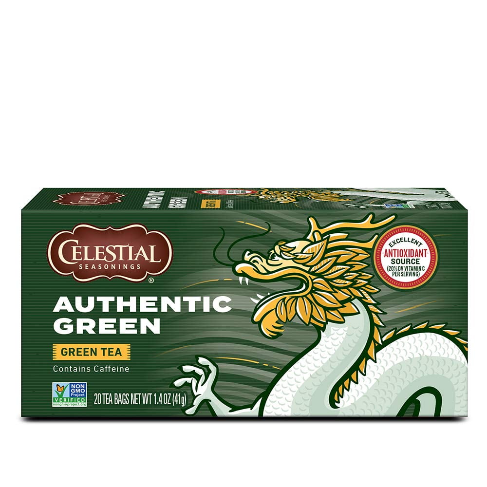 Celestial Seasonings Authentic Green Tea, 20 ct