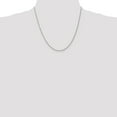 thumbnail image 2 of 14k White Gold 20 Inch 1.5mm Rope Chain Necklace Pendant Charm, 2 of 9