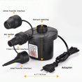 thumbnail image 2 of Tignapoo Portable 12V/110-240V Electric Air Pump with 3 Adapters for Inflatable Pool Toys, Mattresses, and Exercise Balls - Compact, Durable, and Easy to Carry, 2 of 6