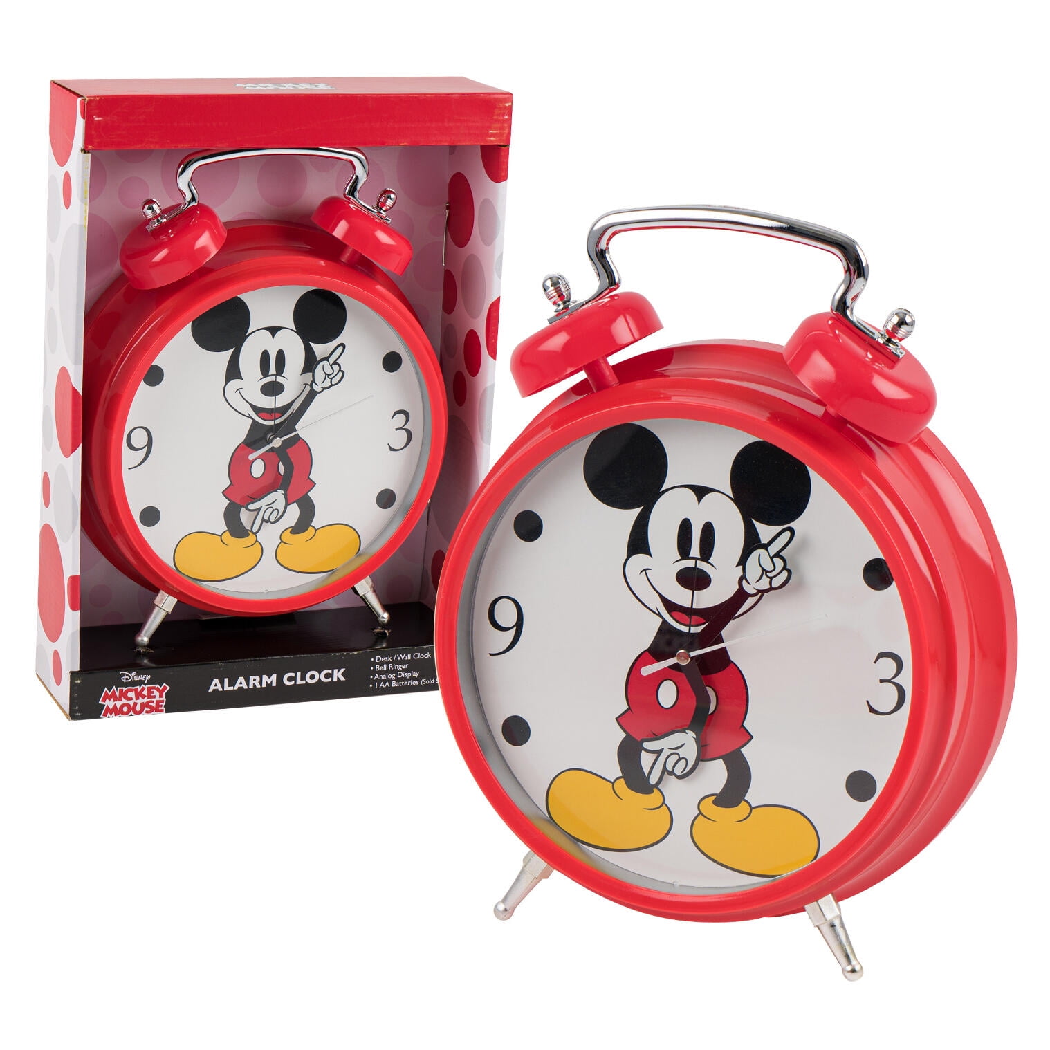 Mickey Mouse Alarm Clock 12.5"
