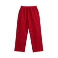 thumbnail image 6 of Cotton Sweatpants for Men Dqueduo Men's Casual Straight-Leg Sports Loose Wide-Leg Pants Red M, 6 of 6