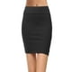 thumbnail image 1 of Falda lápiz informal para mujer, falda corta ajustada, falda estilo ejecutivo, 1 of 5