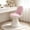 Pink, variant on HDHNBA Modern PU Leather Upholstered Swivel Vanity Chair with Backrest for Bedroom and Living Room,Pink