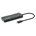 thumbnail image 1 of Hub USB-C Manhattan Negro con 7 Puertos USB-A 3.2 y Transferencia Rápida de Datos a 5 Gbps, 1 of 6