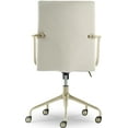 thumbnail image 3 of Elle Decor Giselle Gold Desk Chair French Cream Velvet, 3 of 9