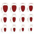 thumbnail image 4 of 24pcs Valentine's Day Press on Nails for Women Girls,Short Almond Fake Nails with Red Heart,False Nails Full Cover Acrylic Glue on Nails for Holiday,Glossy Artificial Finished Wearable Nails, 4 of 7