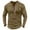 Khaki, variant on Nmnitkp Mens Distressed Henley Shirts Front Placket Retro Long Sleeve Tee Shirts Casual Button Down Washed T-Shirts for Men Trendy and Fashionable Silhouette Long Sleeve Shirt