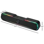 iLive 17 inch Bluetooth Multimedia Soundbar ISB172B with LED Lighting