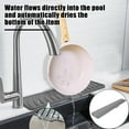 thumbnail image 2 of Silicone Drain Pad Faucet Mat Anti-Slip Quick Drying Soap Sink Mat Spill-Proof Countertop Protector Kitchen Utensil Holder, 2 of 7