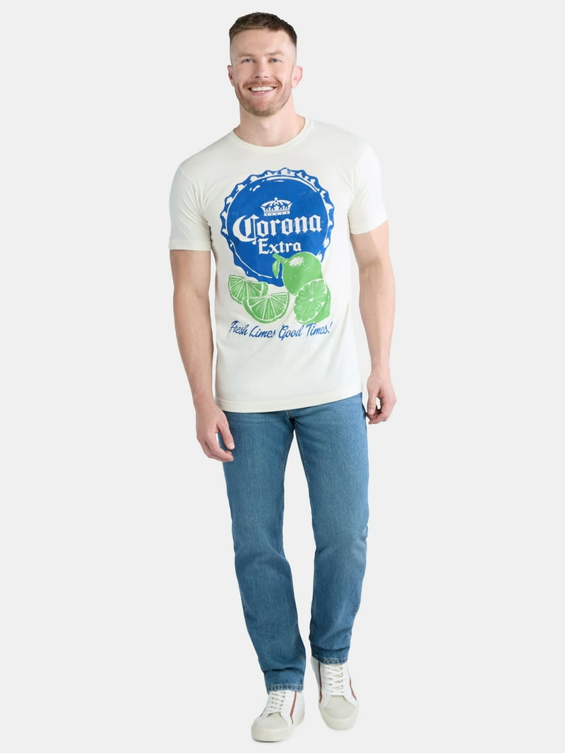 men's Cotton Graphic Tee - Sizes S-3XL - Corona Merchandise