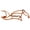 Brown, variant on Tracer FM-Leopard 3i Pro 26" Stretch Beach Cruiser Steel Frame, Springer Fork and Chain Guard, Rack, Brown