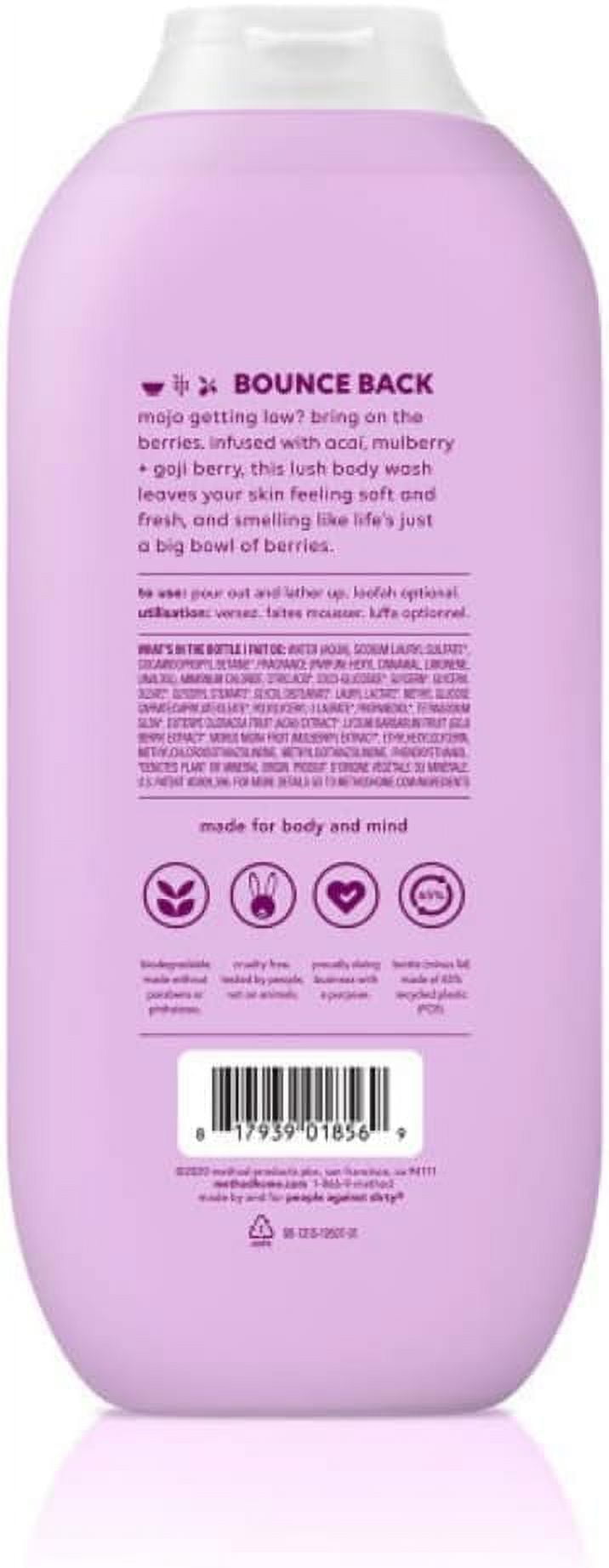 Method Body Wash Variety, 1 Pure Peace, 1 Berry Balance, 18 OZ Each, 1 CT
