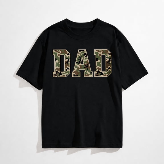 Mens Vintage Camo Duck Hunting Dad Old Camo Dad T-Shirt