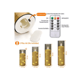 thumbnail image 2 of 5 Velas Eléctrica Led Control Remoto Sin Llama Impermeables Xtellar blanco, 2 of 4