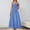 BU2, variant on Women's Solid Smocked Maxi Dresses Summer Beach Casual Spaghetti Strap Swing A Line Long Flowy Dress Dress Woman
