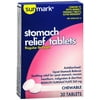 Sunmark Stomach Relief Chewable Tablets, 30 Count