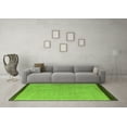 thumbnail image 3 of Ahgly Company Indoor Rectangle Abstract Green Modern Area Rugs, 4' x 6', 3 of 4