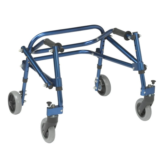 Inspired by Drive Nimbo 2G Lightweight Posterior Walker, Extra Small, Knight Blue