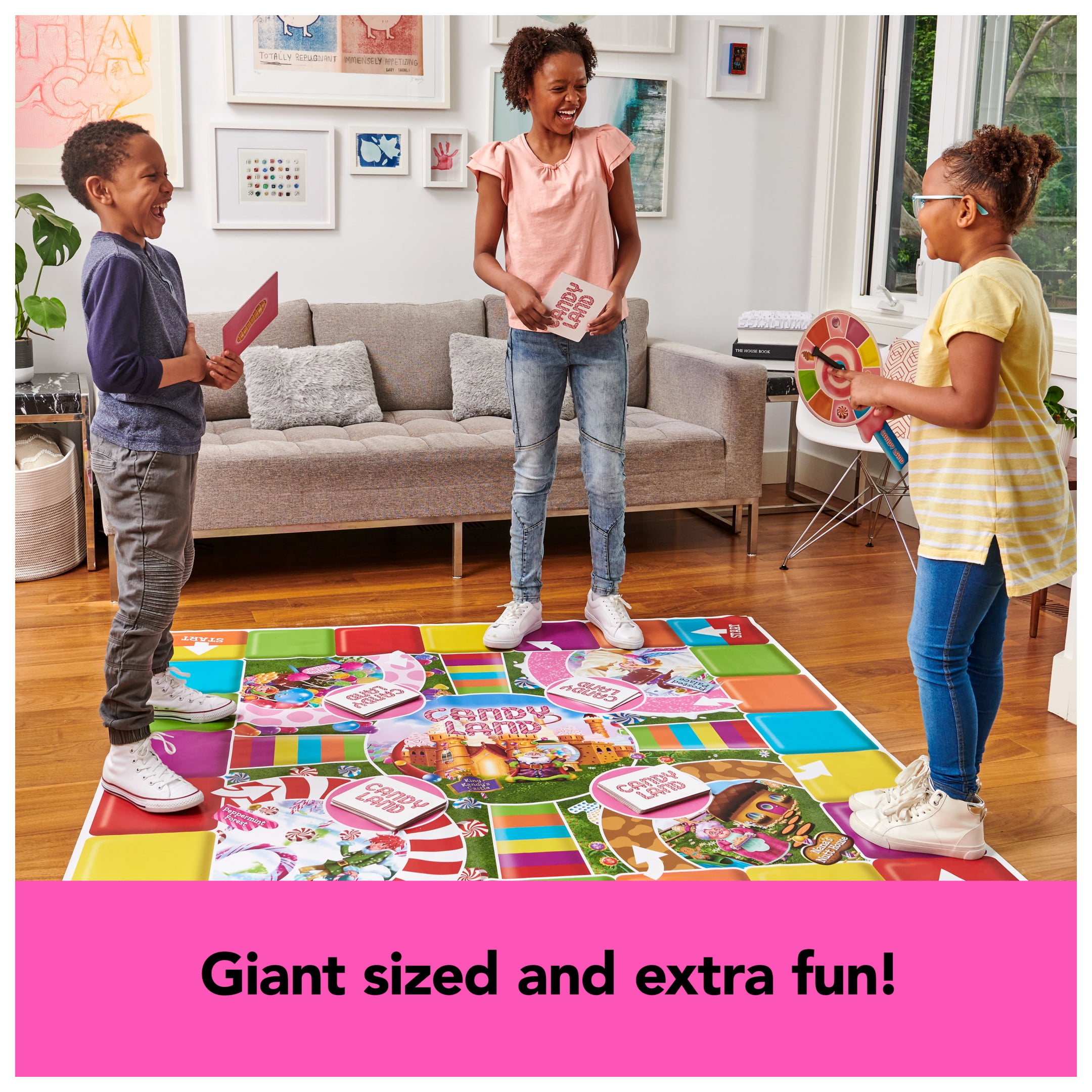 Spin Master Games, Candy Land Giant Edition Board Game, for Ages 4 and up