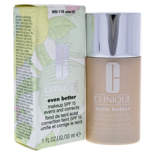 Clinique Even Better Makeup SPF 15 Foundation, 13 ámbar, 1 onza