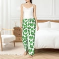 thumbnail image 6 of Lsque Green Leaves Print Women's Pajama Pants, Lounge Pant - Comfortable Home Wear,Elastic Waistband, Stylish Design-X-Large, 6 of 9