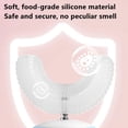 thumbnail image 4 of Sonic Electric Toothbrush Kids Silicone U-Shaped Children's Smart Toothbrush 360 Degrees Automatic Toothbrush USB Rechargeable, 4 of 12