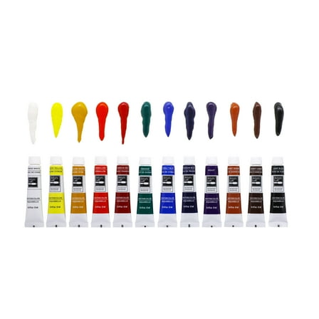 12 Color Assorted Watercolor Paint Set by Artist's Loft Necessities - High Quality Pigmented Paint for Drawing - Painting - and Art & Crafts - 1 Pack