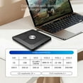 thumbnail image 4 of External Optical Drive DVD Burning USB3.0Type-C Mobile Burner Plug and Play CD-ROM Drive Suitable for PC Desktop, 4 of 7